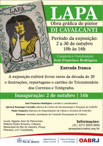 cartaz Pesquisa - Lapa - Obra gráfica do pintor DI CAVALCANTI